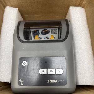 Impresora Zebra ZD421 ZD4A043-301E00EZ 300dpi Mono DT TT USB LAN BT (Nueva Sin Usar) - Imagen 1 de 5