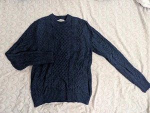 Schott NYC Wollpullover Größe S Navy - Bild 1 von 4