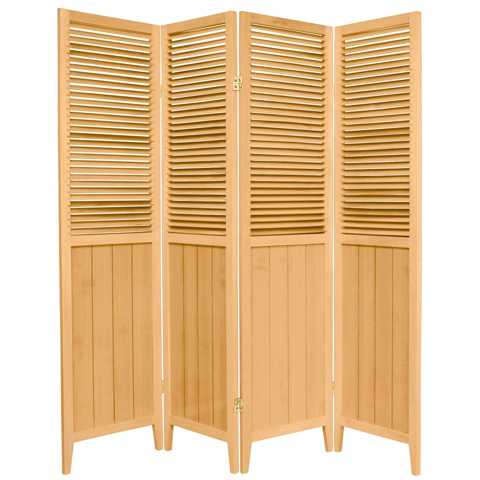 6 pies Divisor de tablero de cuentas alto - Natural - 4 paneles Foto 1 de 1