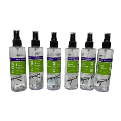 FLENTS New 6 Pack Eyeglass Lens Cleaner 8 fl oz (236 ml)