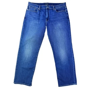 Pantalones de mezclilla rectos Lucky Brand 363 para hombre 38 lavado medio cómodos elásticos informales - Imagen 1 de 14