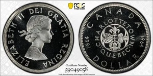 1964 Canada  Gem PL Silver Dollar   PCGS PL 66 Cam - Picture 1 of 1