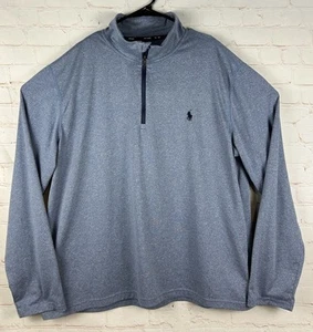 Polo Golf Ralph Lauren Long Sleeve Performance 1/4 Zip Pullover Mens Size Large - Picture 1 of 6