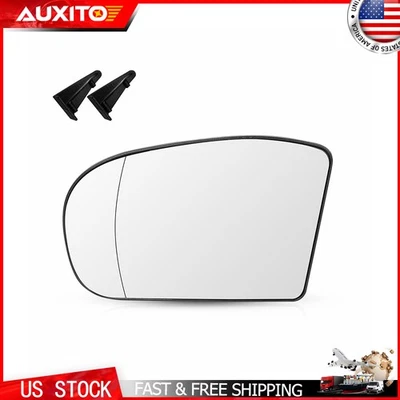 Vidro espelhado aquecido lateral esquerdo para Mercedes Benz W211 W203 E Classe C Classe Sedan - Imagem 1 de 4
