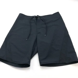 Nike Hybrid Land Water Vintage VTG 34 (Fit 37 In) Surf Swim Board 10" Shorts Bla - Picture 1 of 11