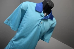 Brooks Brothers Golf Polo Wicking Athletic Blue Short Sleeve Mens Sz XL - Picture 1 of 8