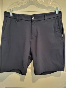 Lululemon Shorts Mens Size 34 (34x9) Blue Commission Classic Fit Stretch - Picture 1 of 16
