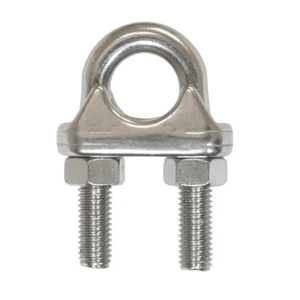 MORSETTO CAVALLOTTO INOX  AISI 316 -D. 3/4 mm - Foto 1 di 2
