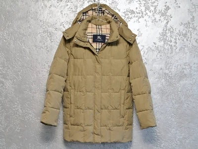 Vintage BURBERRY London Womens down puffer jacket beige Size - 36 S/M - Image 1 of 4