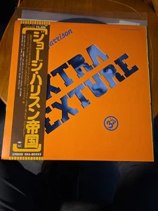 George Harrison Extra Texture Japan LP 1975 Apple EAS-80355 Vinyl OBI Insert - Picture 1 of 19