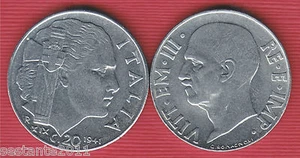 I6, ITALIA ITALY VITTORIO EMANUELE III 20 CENTESIMI IMPERO 1941, KM 75b, FDC/UNC - Picture 1 of 1