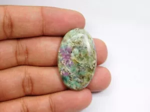Natural Ruby Mermaid Kyanite gemstone Cabochon Loose For Jewelry 50 Cts. ME-2823 - Picture 1 of 3