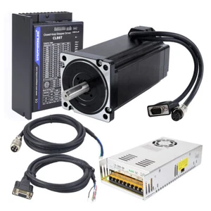 12Nm Nema 34 geschlossener Schleife Schrittmotor Servotreiber CL86T V4.1 & Power CNC Kit - Bild 1 von 5