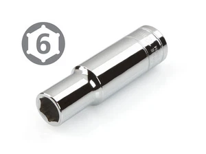 TEKTON 14252 1/2-Inch Drive by 12mm Deep Socket, Cr-V, 6-Point - Picture 1 of 3