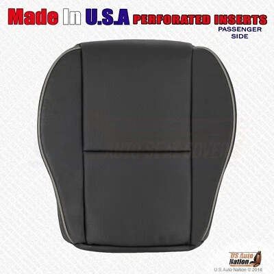 2001 - 2005 For Lexus IS300 Passenger Bottom Perforated Leather Seat Cover Black - Image 1 of 4