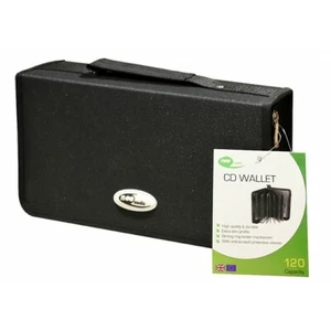 1 x 120 Capacity NYLON CD DVD Wallet Carry Case Holder Bag Storage Neo Media - Picture 1 of 2