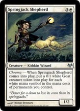 Eventide Springjack Shepherd - Foil x1 Moderate Play, English Magic Mtg M:tG