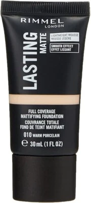 RIMMEL LASTING FINISH FULL COVERAGE MATTIFYING FOUNDATION - WARM PORCELAIN (010) - Image 1 of 2