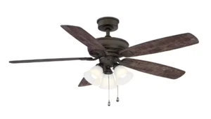 Hampton Bay Wellton 54 in Espresso Bronze Ceiling Fan Blades - Fan Blades Only - Picture 1 of 5