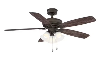 Hampton Bay Wellton 54 in Espresso Bronze Ceiling Fan Braces - Fan Braces Only - Image 1 of 4