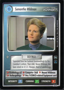 STAR TREK CCG VOYAGER RARE CARD SAMANTHA WILDMAN