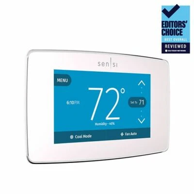 Emerson White-Rodgers 1F95U-42WF Sensi Touch Wi-Fi Smart Thermostat, Touchscreen - Image 1 of 4