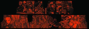 Custom Wheels Skull Low Rider Graphic Kit Decal Sticker 26in 24in 22in 20in - Picture 1 of 3