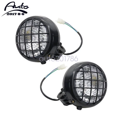 2 Pcs Headlights Fits For Yamaha Banshee 1987- 2005 2006 Warrior 350 1993-2004 - Image 1 of 4