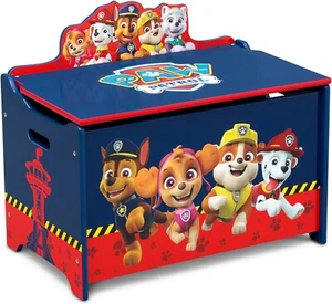 Paw Patrol Large Toy Box Storage Organiser Delta Children Furniture Chest - Picture 1 of 9
