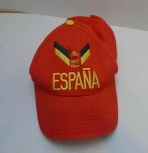 ADIDAS Soccer Men’s SPAIN FIFA 2014 BRAZIL WORLD CUP Soccer ADJUSTABLE HAT - Picture 1 of 6