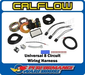 Arnés de cableado universal de 8 circuitos, Hot Rod, Muscle Car, personalizado, Chev, Ford - Imagen 1 de 5