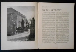 White Pine Monographs Vol XVII No3 Architectural Inspiration Virginia Clark 1931 - Imagen 1 de 8