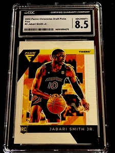 2022 Panini Chronicles Flux DP Basketball #2 Jabari Smith Jr. CGC 8.5 🔥📈🏀 - Picture 1 of 3