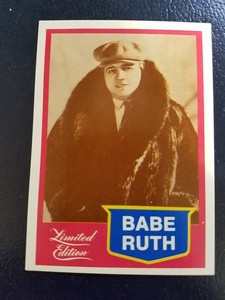 Babe Ruth New York Yankees 1989 Limited Edition CMC CMG #8 Oddball NM