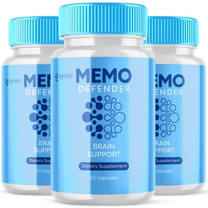 Memo Defender Brain Max Support Supplement Pills Advanced Formula 180 Capsules - Picture 1 of 8