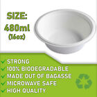 Bagasse Disposable Bowls for Hot Food Biodegradable Eco Friendly Party Bowls