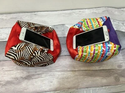 iPhone Desktop Tidy iPhone plus phone cushion stand Phone Holder Set 2 Items. - Image 1 of 4