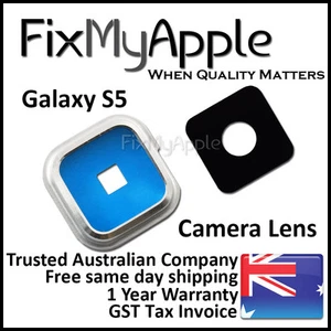 Samsung Galaxy S5 G900 Camera Lens Rear Back Frame Shutter Bracket Replacement - Picture 1 of 3