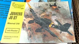 JU-87 STUKA EN ACCIÓN TIPO EDITORIAL #26 CON PÓSTER DIBUJOS RAROS FUERA DE USO MARCAS - Imagen 1 de 3