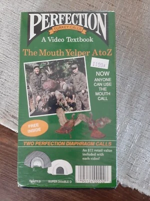 Jim Clay Perfection Turkey Calls The Mouth Yelper A to Z VHS Tape Stephenson VA - Image 1 of 4