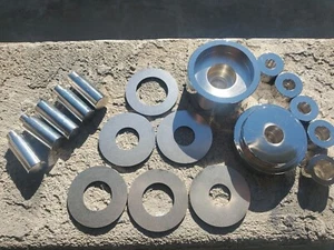 GROSSES Münzring-Locher-Set, JA Abstandshalter 2 Zoll Münzringe GELDMACHER Handarbeit USA - Bild 1 von 7