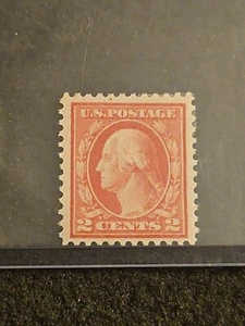 1917 George Washington ROSE 2 Cent Postage Stamp Unused - Picture 1 of 2