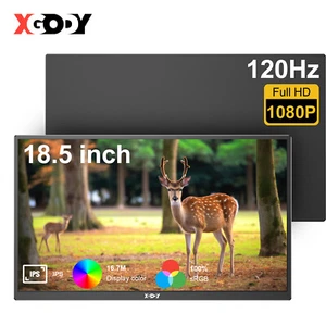 18.5" Portable Monitor 120 Hz 1080P Extended Display HDMI 2*USB C 100% sRGB VESA - Picture 1 of 13