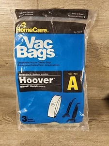 NEW Home Care Vac Bags Hoover Type A Bissell Upright Style 2-2 BAGS IN PACK 23A - Picture 1 of 3