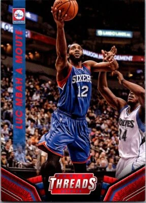 Luc Mbah a Moute - 2014-15 Panini Threads Basketball #120 - Philadelphia 76ers - Image 1 of 2