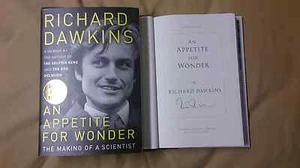 Signed Richard Dawkins An Appetite for Wonder The Making of a Scientist Book 1/1 - Imagen 1 de 1
