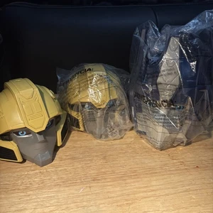 2024 Regal Transformers One Optimus Prime & 2 Bumblebee Drink Bottle Head No Cup - Picture 1 of 7