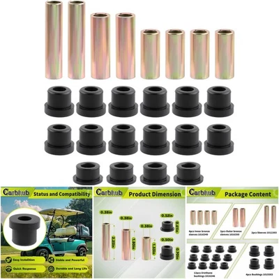 Kits de bucha Club Car DS mola inferior + braço superior A mangas bronze uretano - Imagem 1 de 4