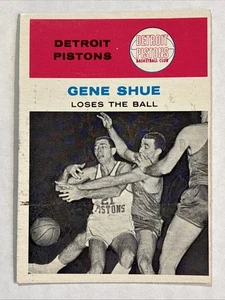 1961 Fleer #64 Gene Shue Loses The Ball Detroit Pistons o/c (Ex) - Picture 1 of 7