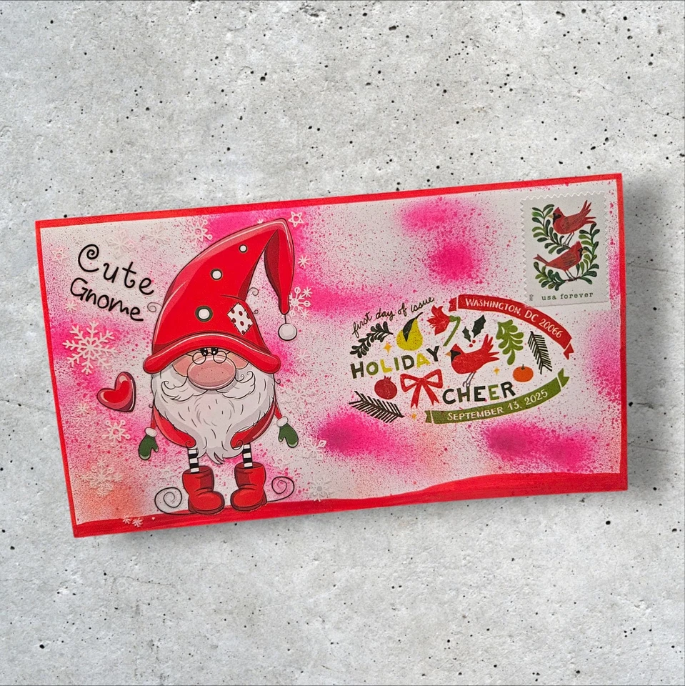 2025 First Day Cover / Holiday Cheer Stamp FDC / Santa Claus / Christmas / ACE - Image 1 of 2